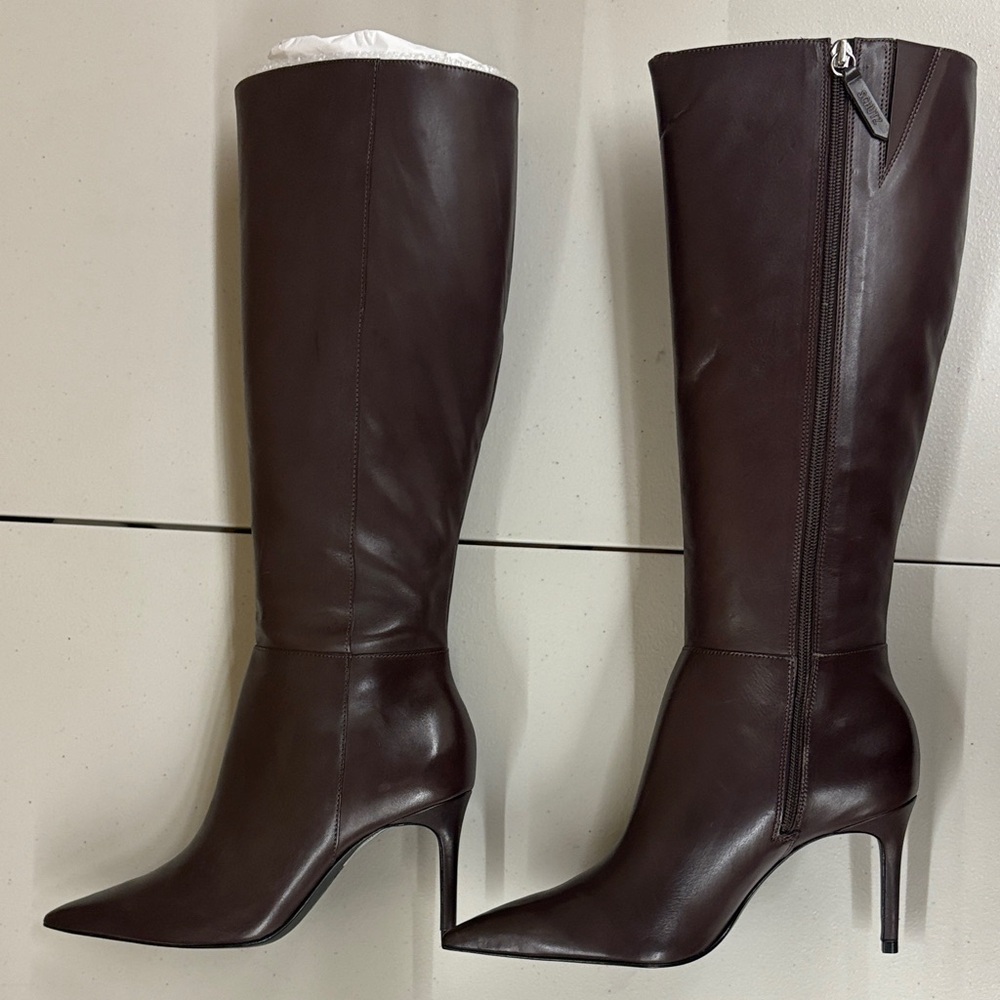 SCHUTZ MIKKI UP BOOT CHOCOLATE BROWN